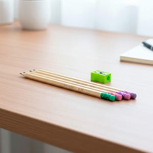 SET 4 LAPICES + SACAPUNTAS BLISTER LH-4496