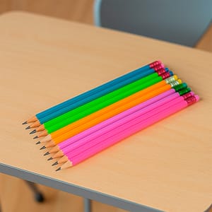 SET 10 LAPICES C/GOMA EN BLISER LH-4498