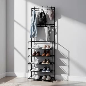 PERCHERO ORGANIZADOR DE PIE 5 NIVELES LH-4695