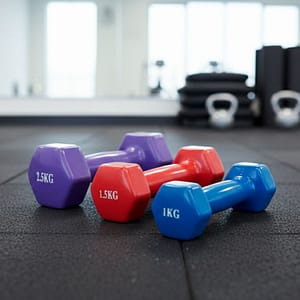 JUEGO DE PESAS 6UNID ESTUCHE TOTAL 10K LH-4904