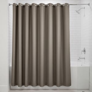 CORTINA DE BAÑO COLOR MARRON LH-4633