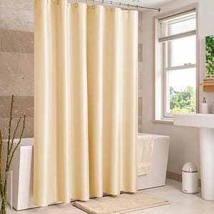 CORTINA DE BAÑO COLOR BEIGE LH-4635