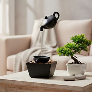 FUENTE TETERA NEGRO O DORADO LH-4676