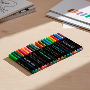 MARCADORES GEL DE COLORES 24 UNID LH-4423