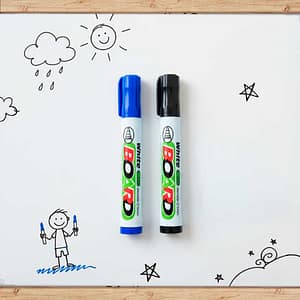 MARCADOR PIZARRA AZUL NEGRO BLISTER LH-4435