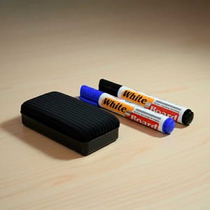 MARCADOR PIZARRA AZUL NEGRO CON BORRADOR LH-4437