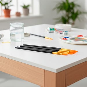 SET DE 6 PINCELES REDONDOS EN BOLSA LH-4476