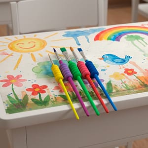 SET DE 5 PINCELES PARA NIÑOS EN BLISTER LH-4483