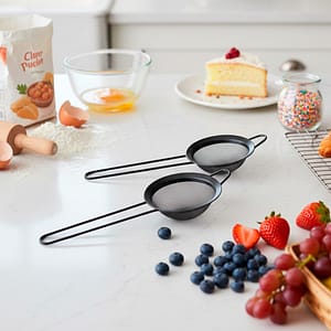 SET DE 3 COLADORES NEGROS 7/8/10 CM BLISTER LH4589