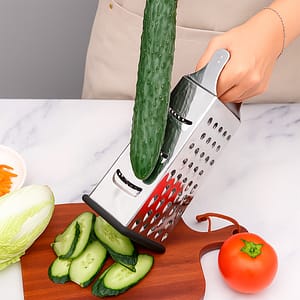 RALLADOR METALICO BORDE NEGRO 8″ LH-4596