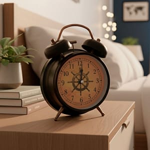 RELOJ DESPERTADOR REDONDO FONDO TIMON LH-4831