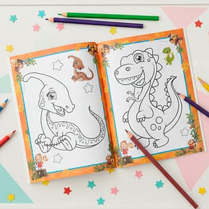 LIBRO PARA COLOREAR DINOSAURIOS LH-4501