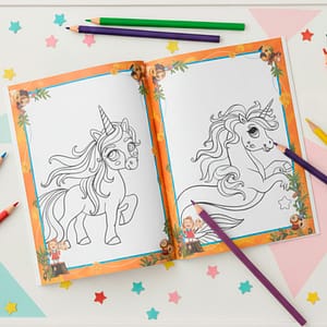 LIBRO PARA COLOREAR UNICORNIOS LH-4502