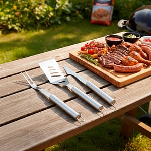 SET PARRILLERO 3 PIEZAS EN BLISTER LH-4603