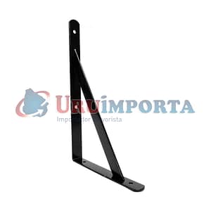SOPORTE METALICO NEGRO 30X19 CM P/ESTANTE LH-2939