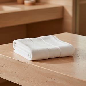 TOALLA DE BAÑO 140X71CM BLANCO LH-4931