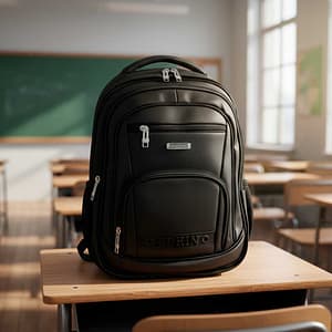 MOCHILA 40X30CM NEGRA SHAOLONG LH-4957