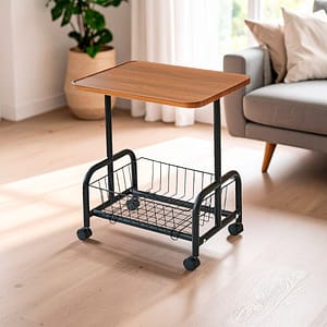 MESA AUXILIAR 54X34 5X47 BASE METAL NEGRO LH-4764