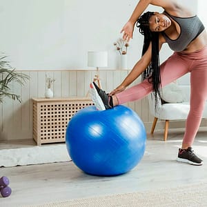 BALON DE YOGA CON INFLADOR EN CAJA LH-4938