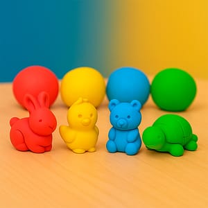 MASA PARA MOLDEAR 4 COLORES NEON LH-4528