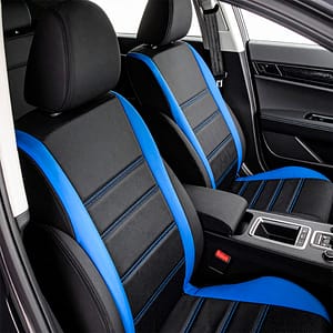 CUBRE ASIENTO TELA DETALLES AZUL LH-4544