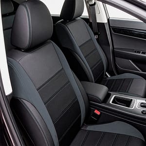 CUBRE ASIENTO TELA DETALLES GRIS LH-4546