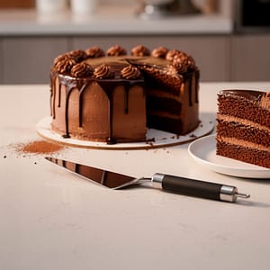 CORTA TORTA MANGO NEGRO LH-4737