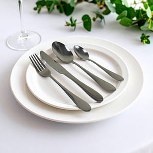 JUEGO DE CUBIERTOS PLATEADO 24PZ EN CAJA LH-4608