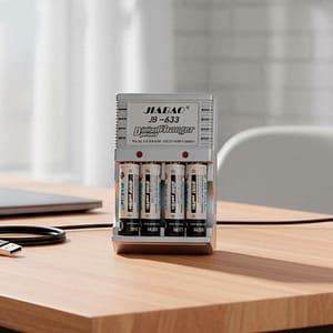 CARGADOR DE PILAS AA/AAA CON 4 PILAS RECARG LH4838