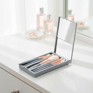 SET DE BROCHAS DE MAQUILLAJE EN ESTUCHE LH-4888