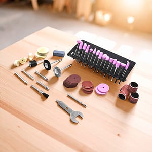 ACCESORIOS PARA MINI TORNO 80PZ UYUSTOOLS  ACT080