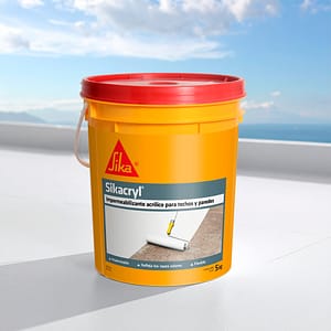 MEMBRANA LIQ SIKACRYL ACRÍLICA IMPERME. 5K BLANCO