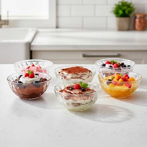 SET BOWL GLASSWARE 6PCS ZS-PL031