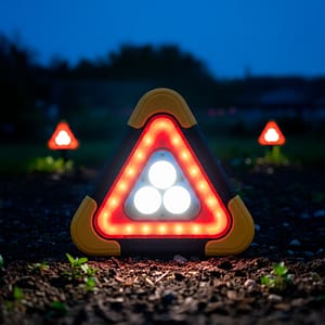 LAMPARA SOLAR TRIANGULO BALIZA L-6770