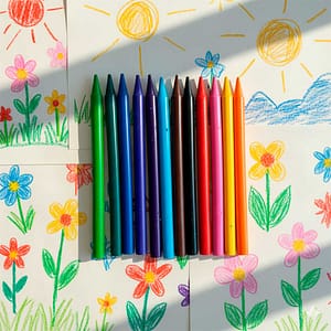 CRAYOLAS DE COLORES CAJA X12 UNID HAOQ-104