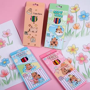 CAJA LAPICES COLORES X12 CAPYBARA NO-3709