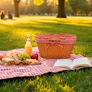 CANASTA MIMBRE C/ TELA ESTAMPADA 18CM LF-89-A