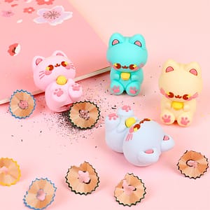 SACAPUNTAS GATITO COLORES VARIOS YL-70561