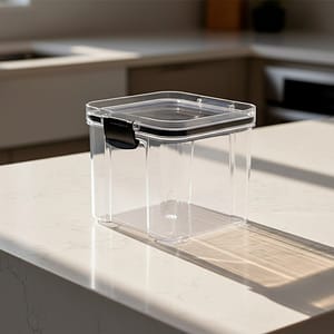 RECIPIENTE TRANSPARENTE C/TAPA GDE FT-9030