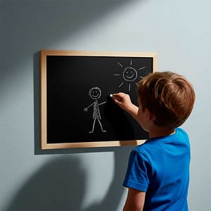 PIZARRA NEGRA 40X30CM CHICA GR426