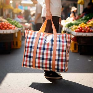 BOLSO ESTAMPADO 50X55CM P/MANDADOS GM-WQ100