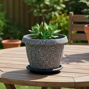 MACETERO PLASTICO C/PLATO 230X170CM D2003P-