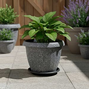 MACETERO PLASTICO C/PLATO 280X210CM  D2005P-