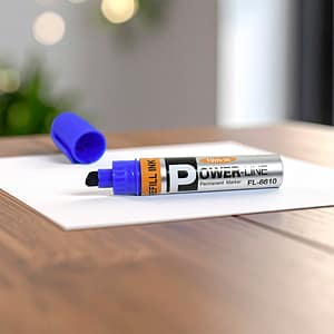 MARCADOR PERMANENTE RECARGABLE AZUL LH-4456