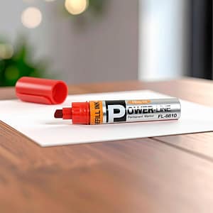 MARCADOR PERMANENTE RECARGABLE ROJO LH-4457