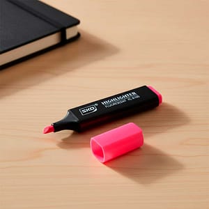 MARCADOR FLUORESCENTE ROSADO X UNID LH-4462