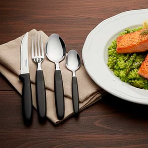 SET CUBIERTOS TRAMONTINA NEGRO 23398/088