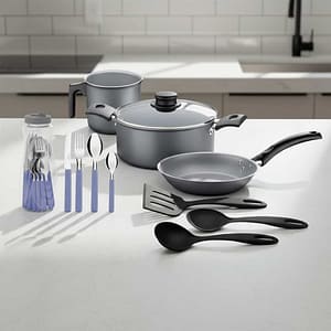 BATERIA TRAMONTINA + SET CUBIERTOS 27899/501