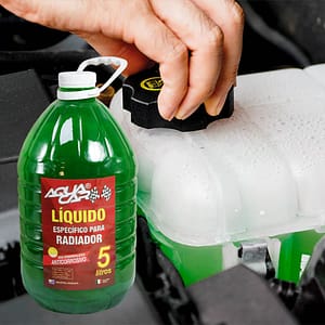 LIQUIDO PARA RADIADOR COLOR VERDE 5 LITROS AQUACAR
