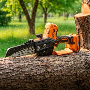 MINI MOTOSIERRA INGCO 20V 6″2BAT+VALIJA CGSLI20686